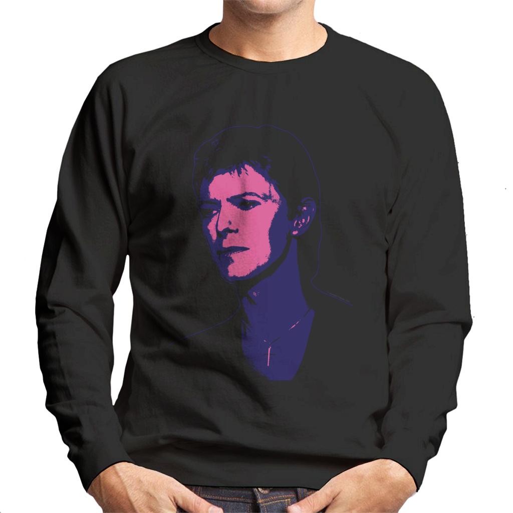 TV Times Pop Star David Bowie 1977 Pop Art Stylised Men's Sweatshirt-ALL + EVERY