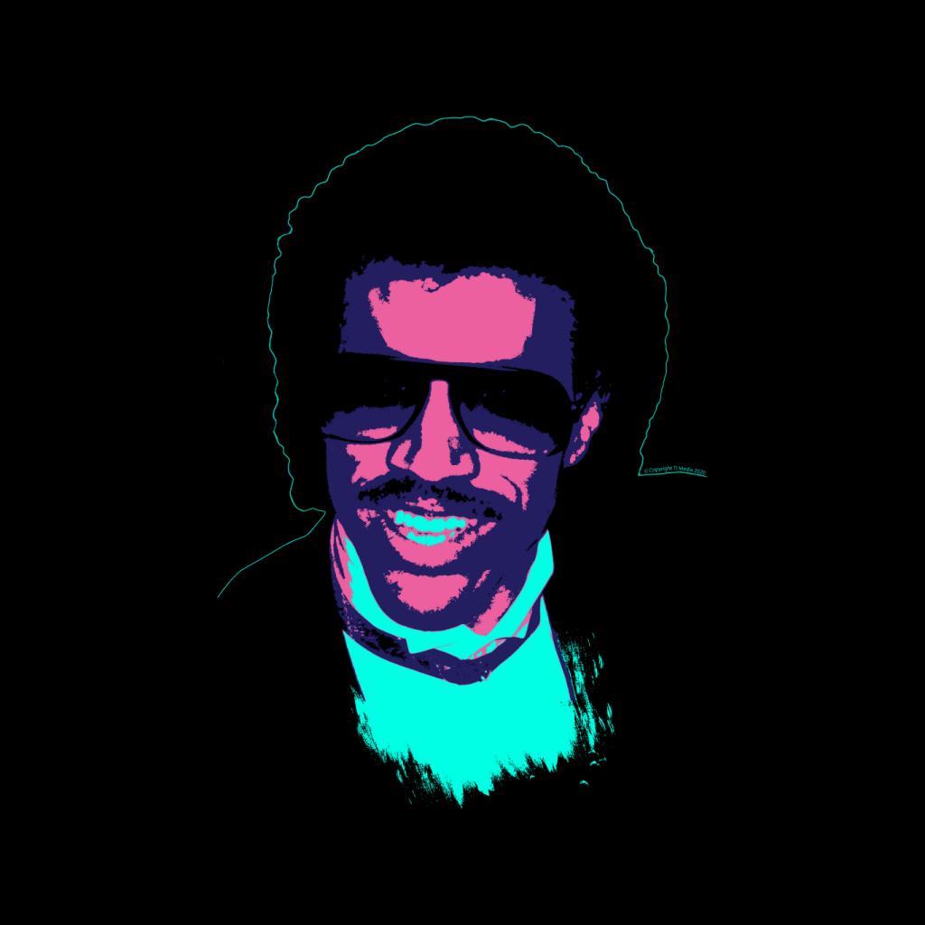 TV Times Pop Singer Lionel Richie 1985 Pop Art Stylised Men's T-Shirt-ALL + EVERY