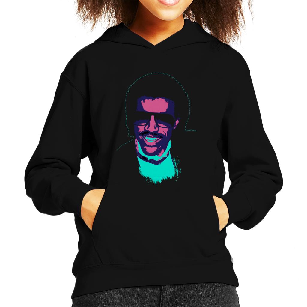 TV Times Pop Singer Lionel Richie 1985 Pop Art Stylised Kids Hooded Sweatshirt-ALL + EVERY