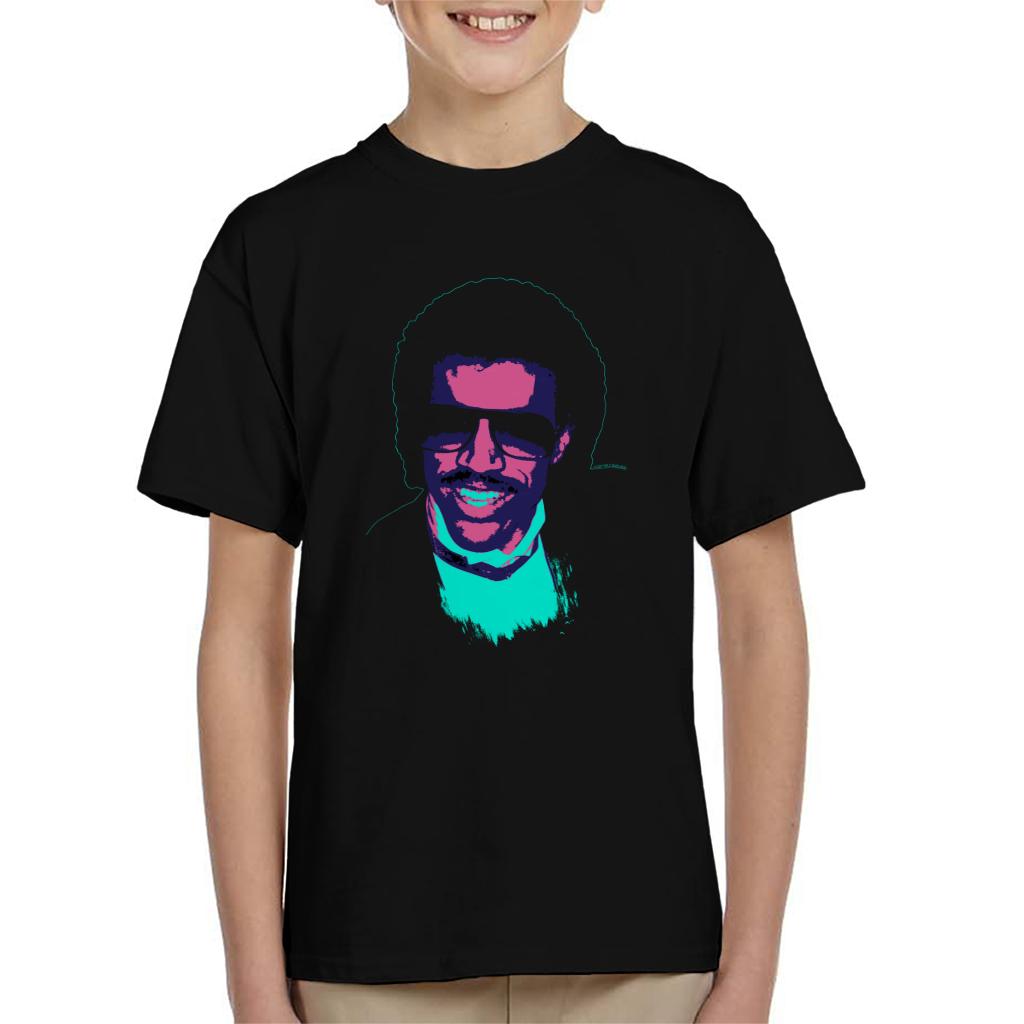 TV Times Pop Singer Lionel Richie 1985 Pop Art Stylised Kids T-Shirt-ALL + EVERY