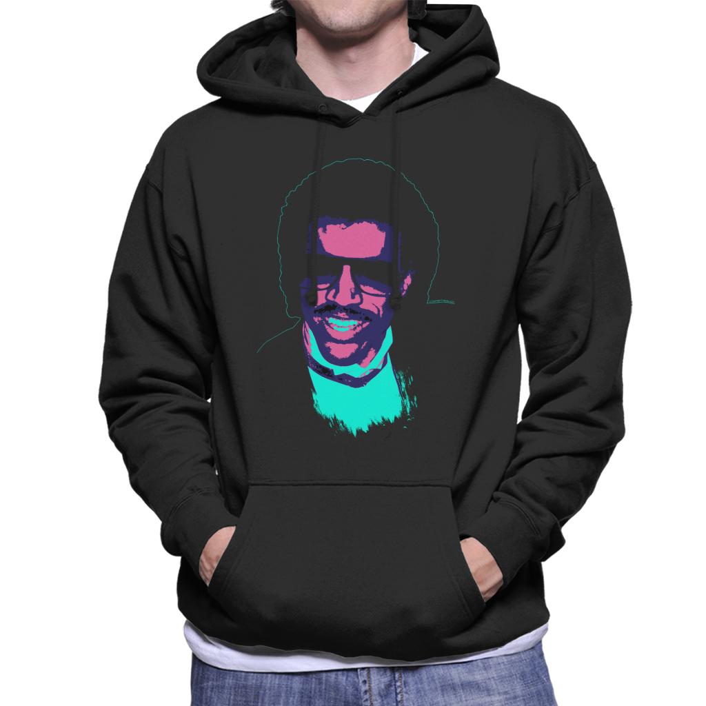 TV Times Pop Singer Lionel Richie 1985 Pop Art Stylised Men's Hooded Sweatshirt-ALL + EVERY