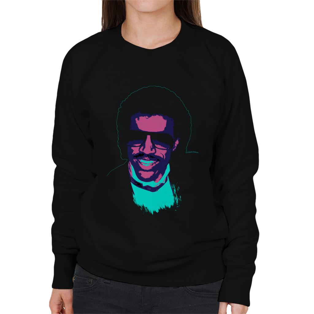 TV Times Pop Singer Lionel Richie 1985 Pop Art Stylised Women's Sweatshirt-ALL + EVERY