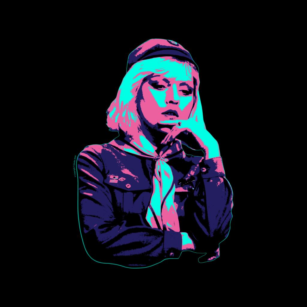 TV Times Debbie Harry Blondie In A Girl Guide Uniform Pop Art Stylised Men's T-Shirt-ALL + EVERY