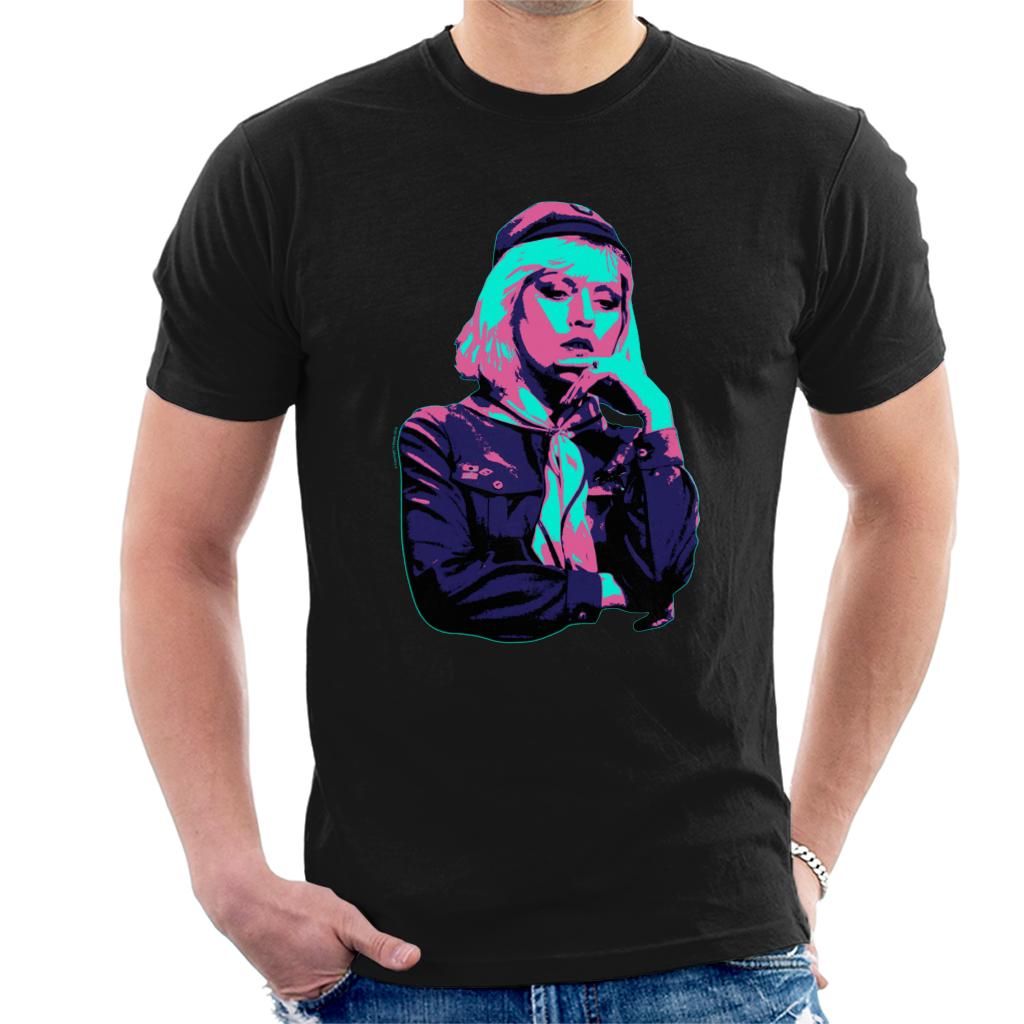 TV Times Debbie Harry Blondie In A Girl Guide Uniform Pop Art Stylised Men's T-Shirt-ALL + EVERY