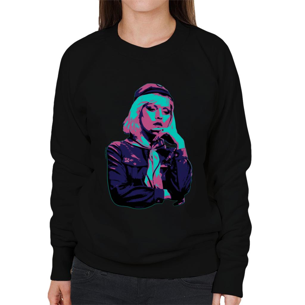 TV Times Debbie Harry Blondie In A Girl Guide Uniform Pop Art Stylised Women's Sweatshirt-ALL + EVERY