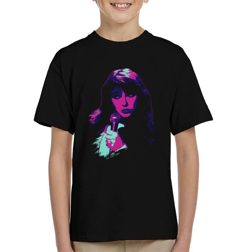 TV Times Kate Bush Performing 1978 Pop Art Stylised Kids T-Shirt-ALL + EVERY