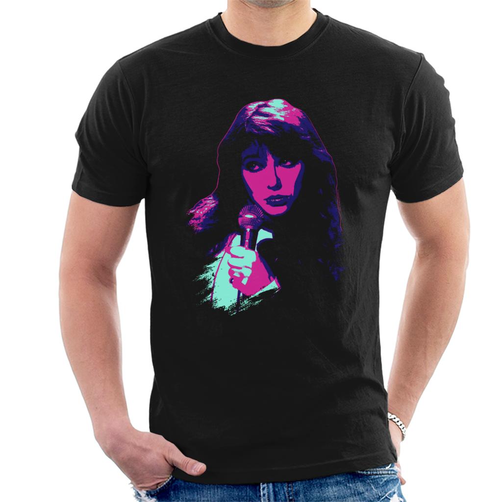 TV Times Kate Bush Performing 1978 Pop Art Stylised Men's T-Shirt-ALL + EVERY