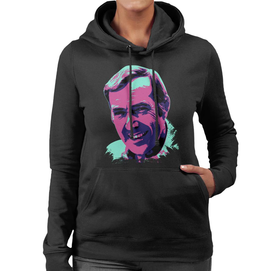 TV Times Musical Entertainer Val Doonican 1975 Pop Art Stylised Women's Hooded Sweatshirt-ALL + EVERY