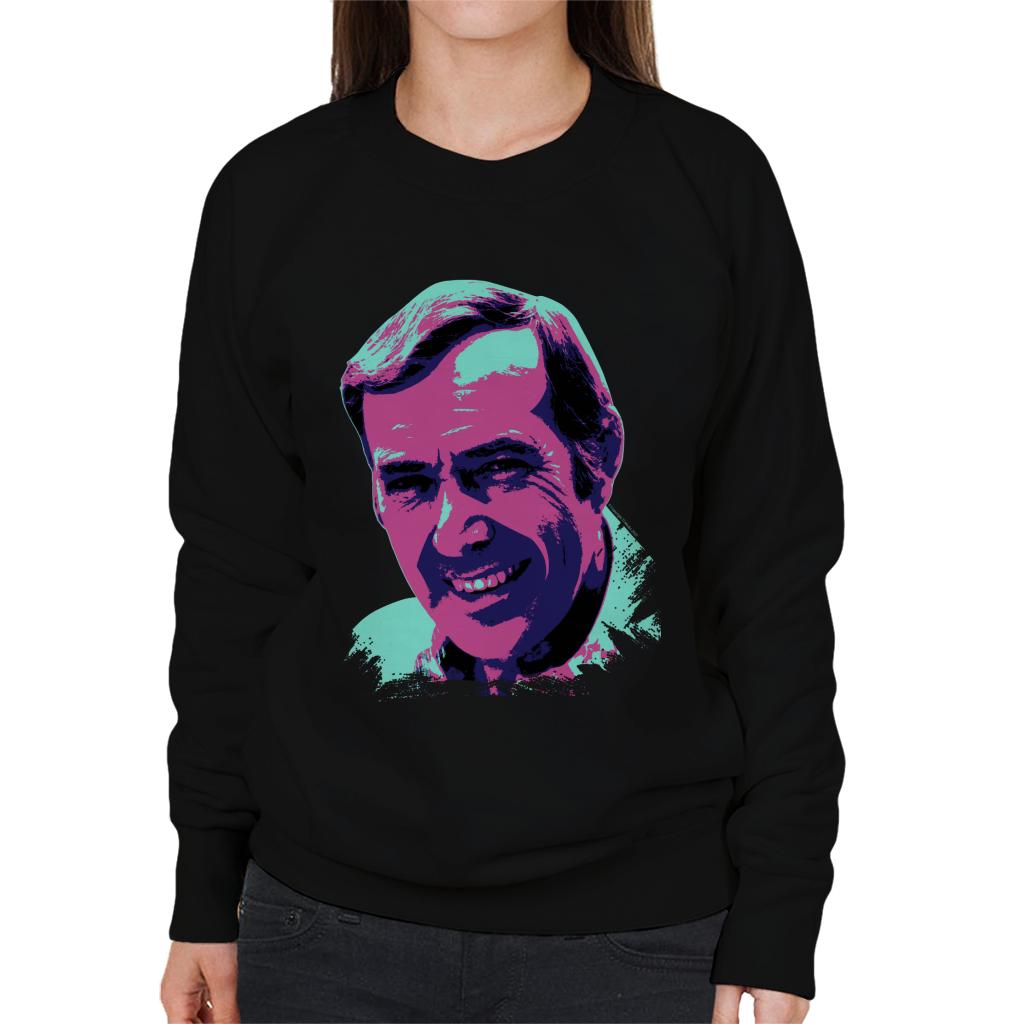 TV Times Musical Entertainer Val Doonican 1975 Pop Art Stylised Women's Sweatshirt-ALL + EVERY