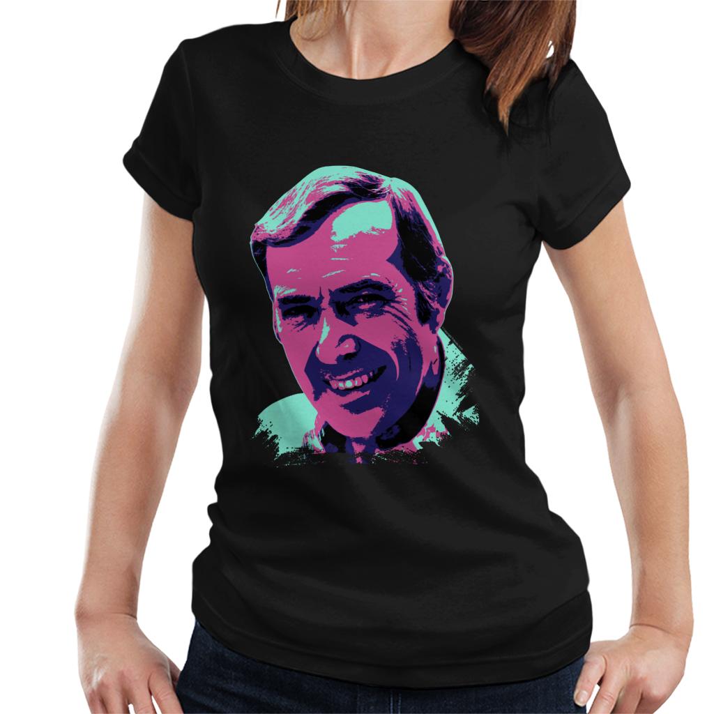 TV Times Musical Entertainer Val Doonican 1975 Pop Art Stylised Women's T-Shirt-ALL + EVERY