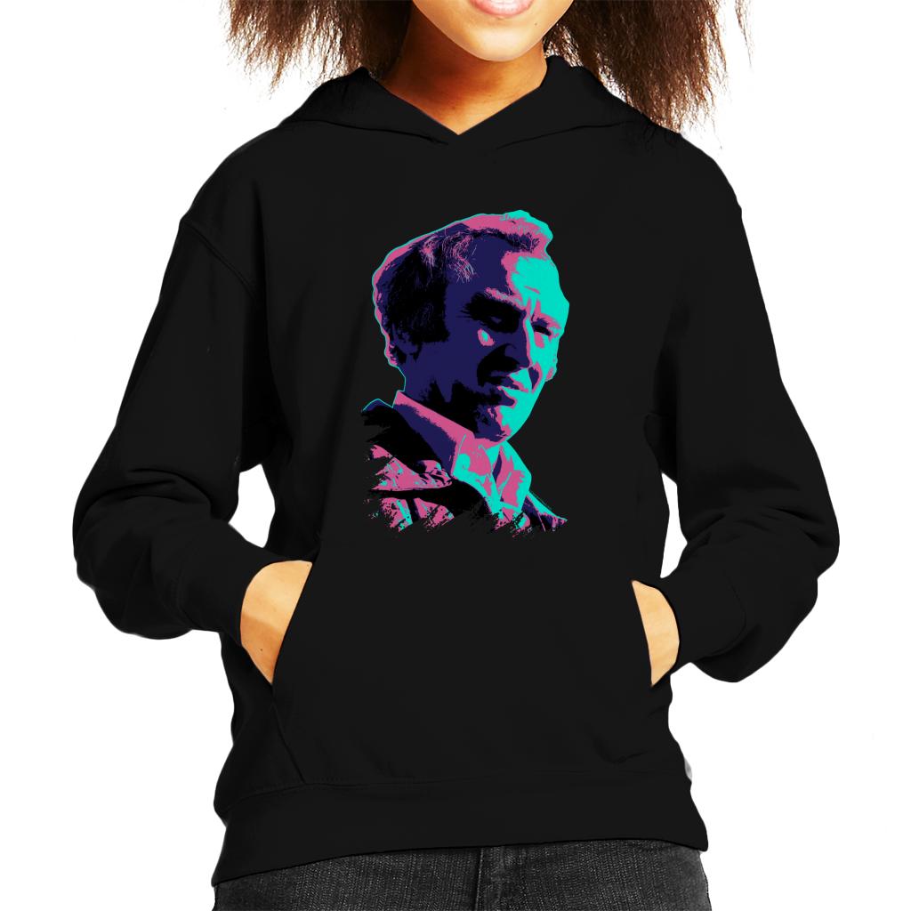 TV Times John Thaw The Sweeney 1976 Pop Art Stylised Kids Hooded Sweatshirt-ALL + EVERY