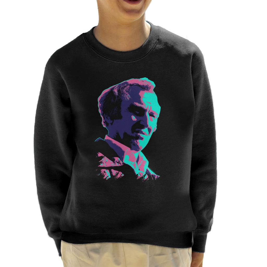 TV Times John Thaw The Sweeney 1976 Pop Art Stylised Kids Sweatshirt-ALL + EVERY