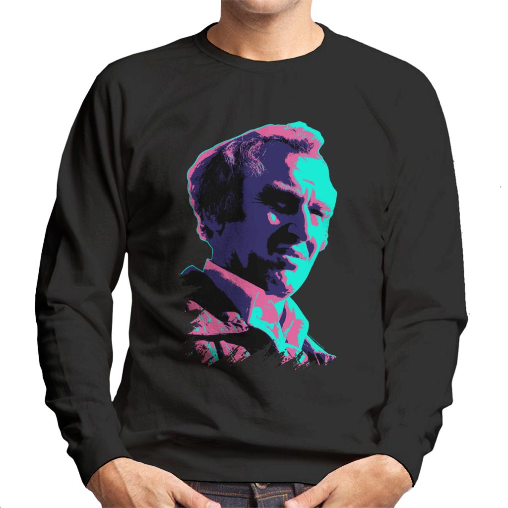 TV Times John Thaw The Sweeney 1976 Pop Art Stylised Men's Sweatshirt-ALL + EVERY