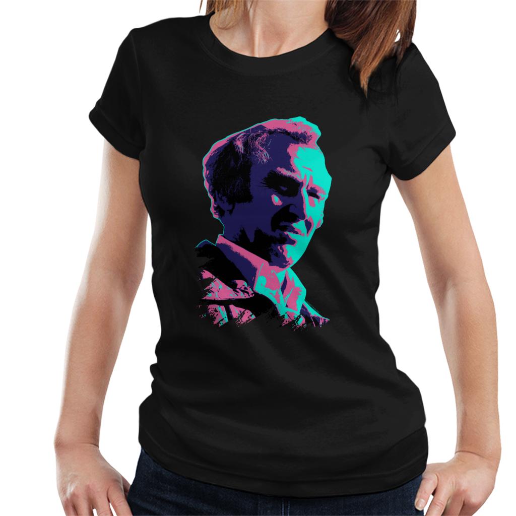 TV Times John Thaw The Sweeney 1976 Pop Art Stylised Women's T-Shirt-ALL + EVERY