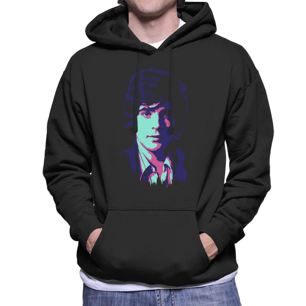 TV Times Singer David Essex 1968 Pop Art Stylised Men's Hooded Sweatshirt-ALL + EVERY