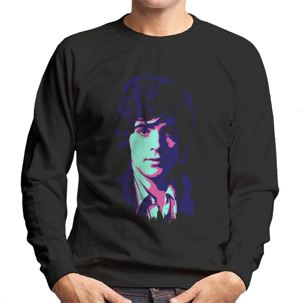 TV Times Singer David Essex 1968 Pop Art Stylised Men's Sweatshirt-ALL + EVERY