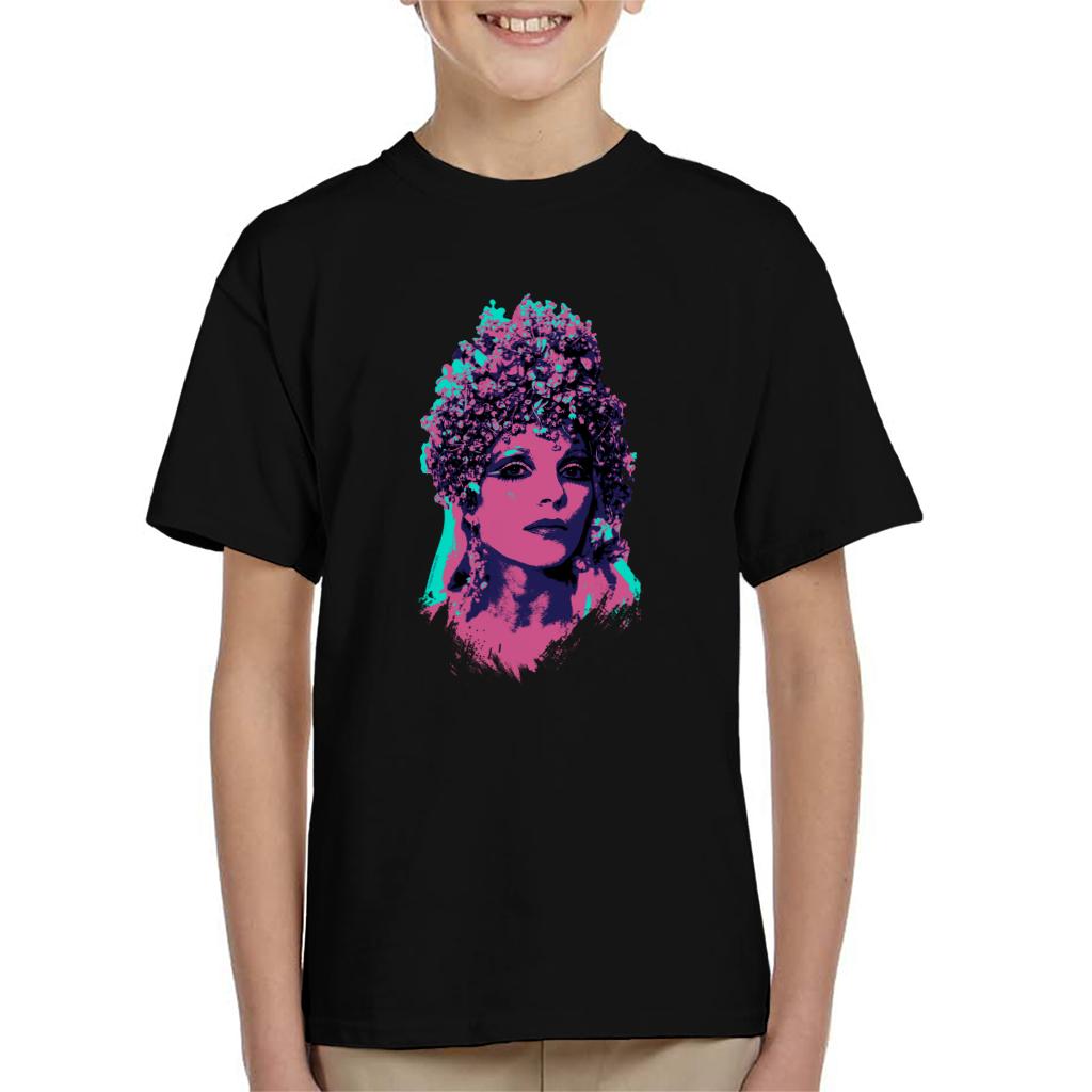 TV Times Joan Collins Space 1999 Pop Art Stylised Kids T-Shirt-ALL + EVERY