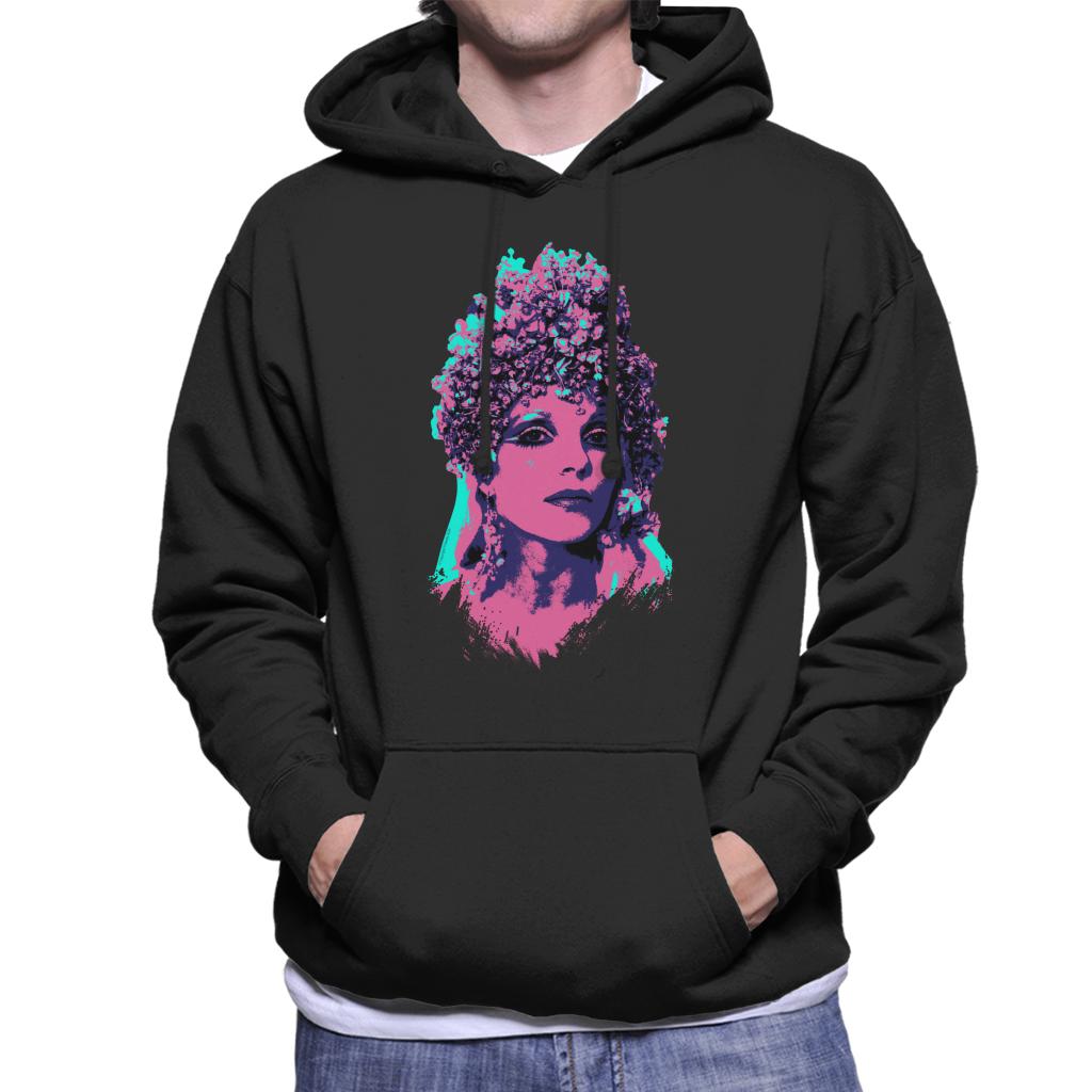 TV Times Joan Collins Space 1999 Pop Art Stylised Men's Hooded Sweatshirt-ALL + EVERY