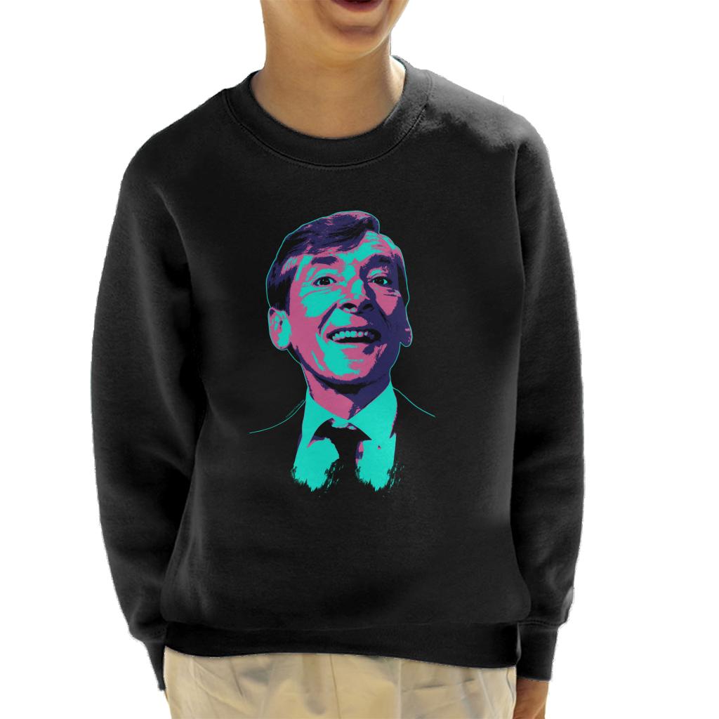 TV Times Kenneth Williams Retro Pop Art Stylised Kids Sweatshirt-ALL + EVERY