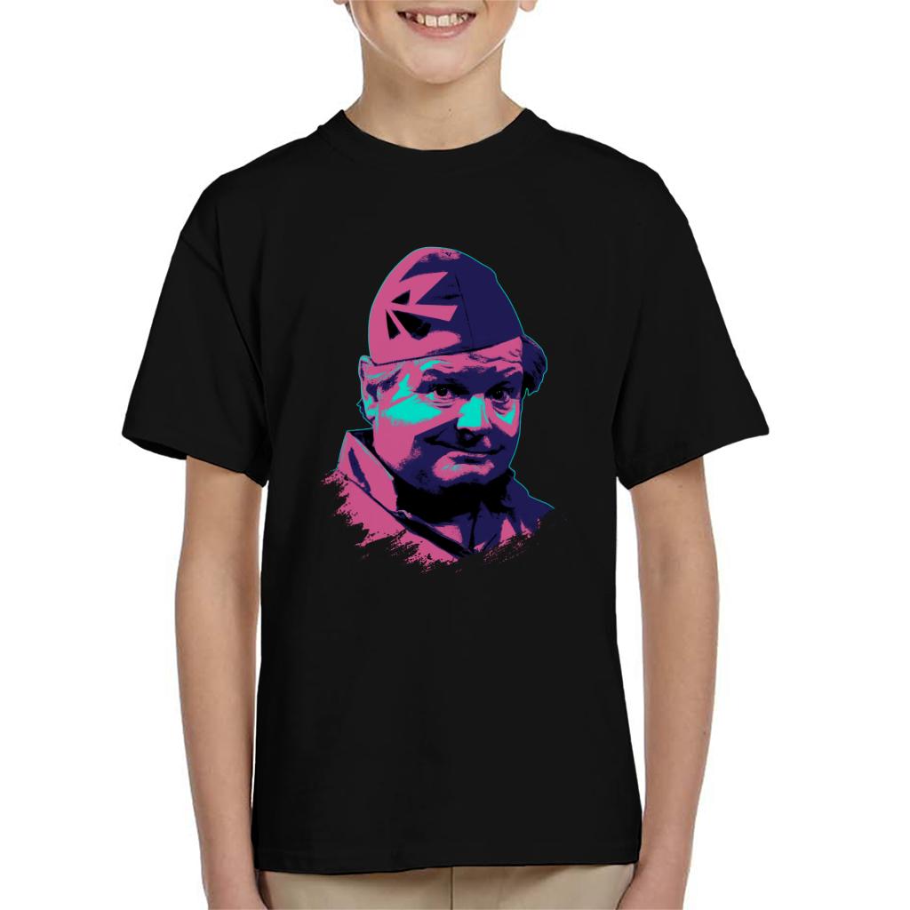 TV Times Benny Hill Home Guard Pop Art Stylised Kids T-Shirt-ALL + EVERY