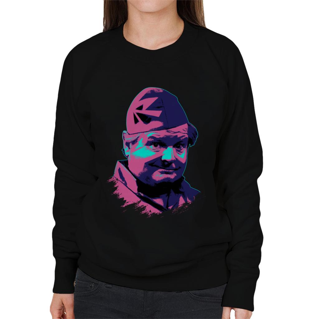 TV Times Benny Hill Home Guard Pop Art Stylised Women's Sweatshirt-ALL + EVERY