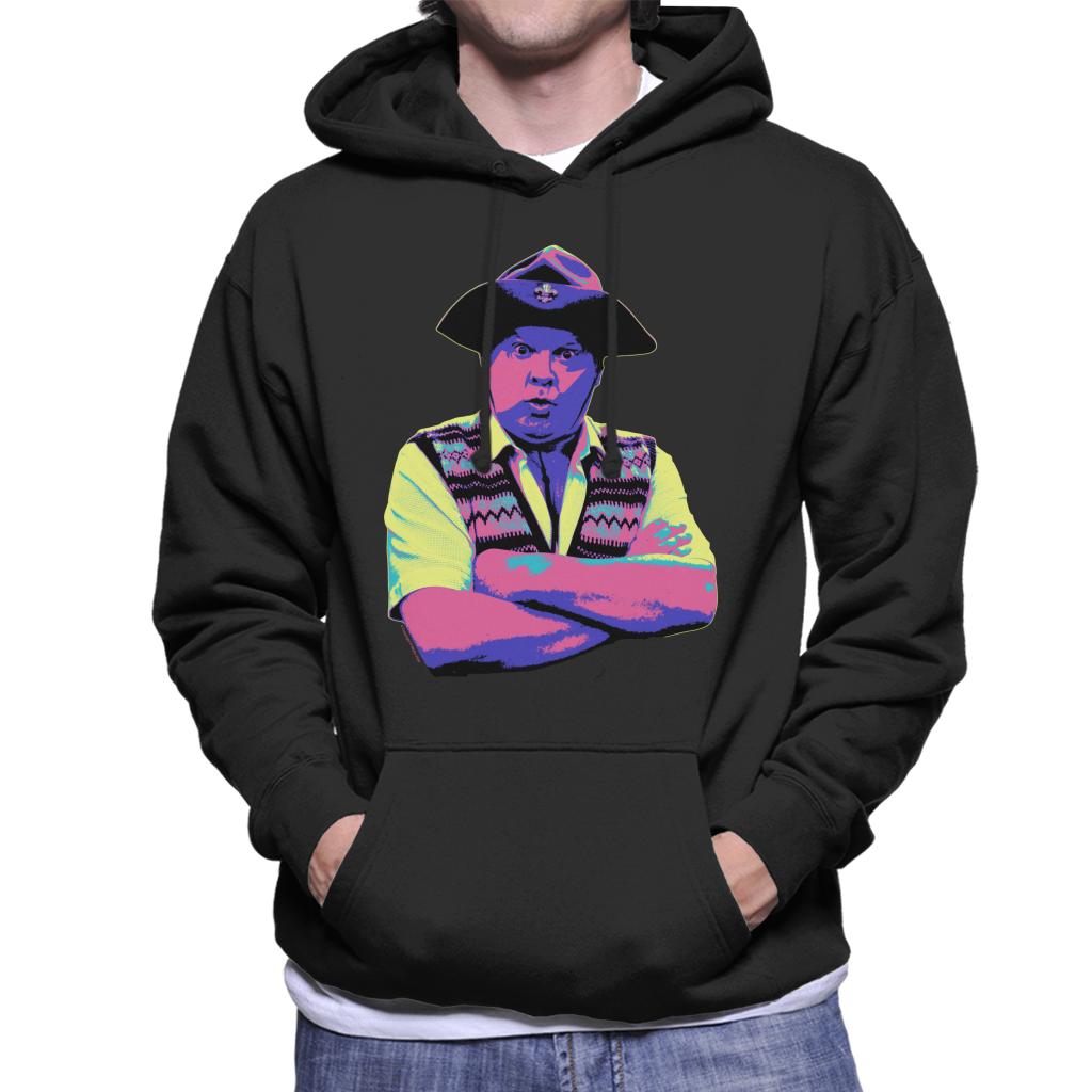 TV Times Benny Hill In Character 1989 Pop Art Stylised Men's Hooded Sweatshirt-ALL + EVERY