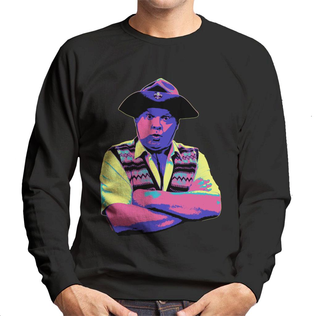 TV Times Benny Hill In Character 1989 Pop Art Stylised Men's Sweatshirt-ALL + EVERY