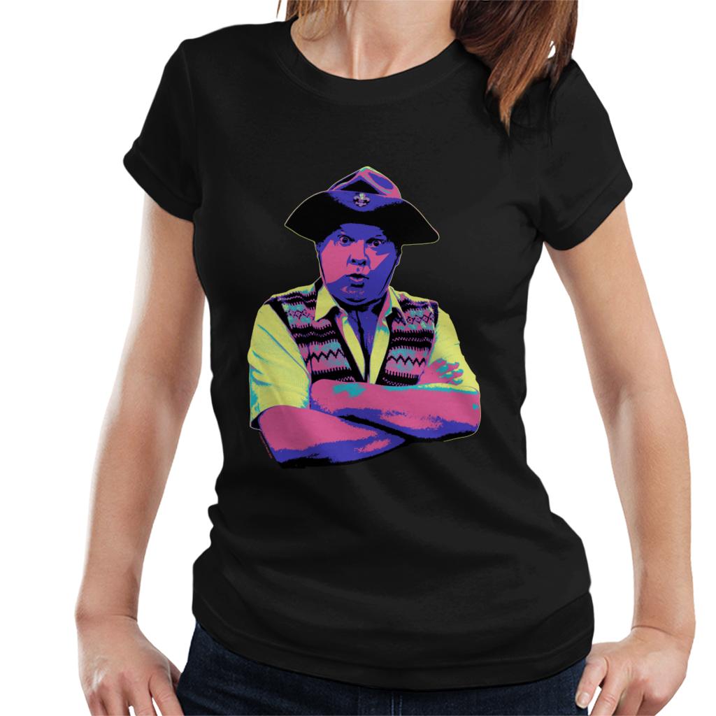 TV Times Benny Hill In Character 1989 Pop Art Stylised Women's T-Shirt-ALL + EVERY