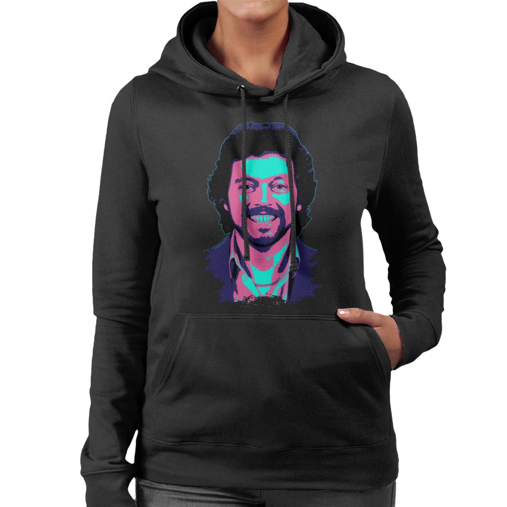 TV Times Jeremy Beadle 1982 Pop Art Stylised Women's Hooded Sweatshirt-ALL + EVERY