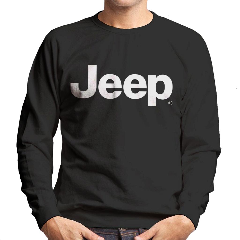 Jeep Classic Text Logo Men's Sweatshirt-ALL + EVERY