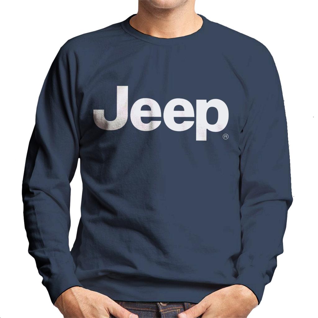 Jeep Classic Text Logo Men's Sweatshirt-ALL + EVERY