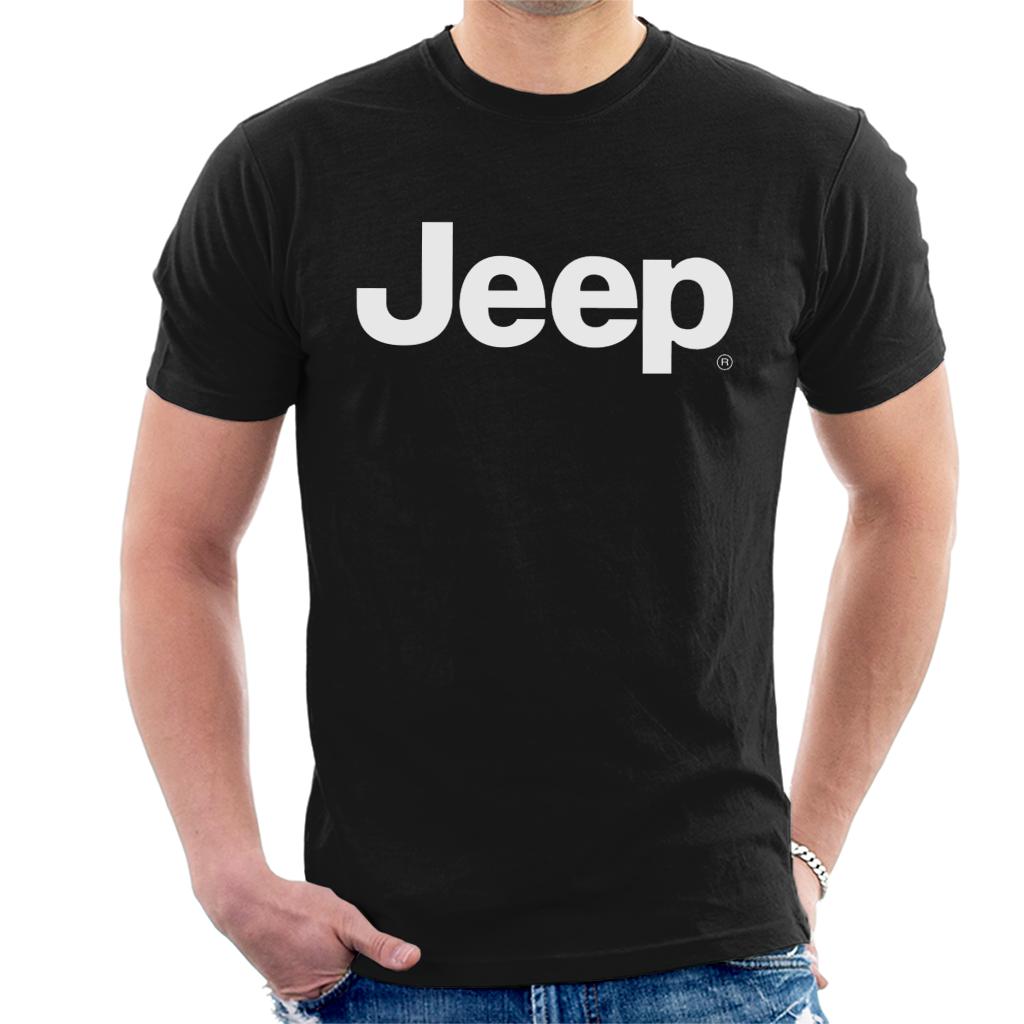 Jeep Classic Text Logo Men's T-Shirt-ALL + EVERY