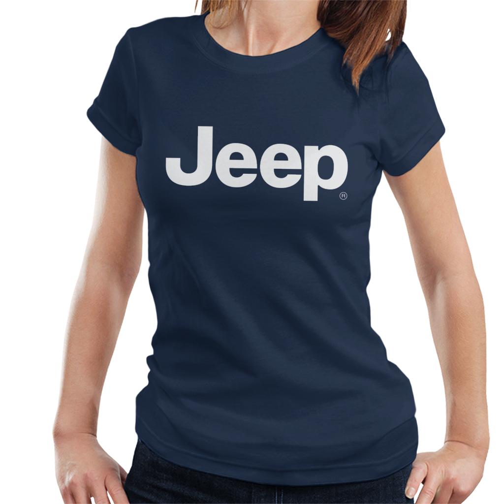 Jeep Classic Text Logo Women's T-Shirt-ALL + EVERY