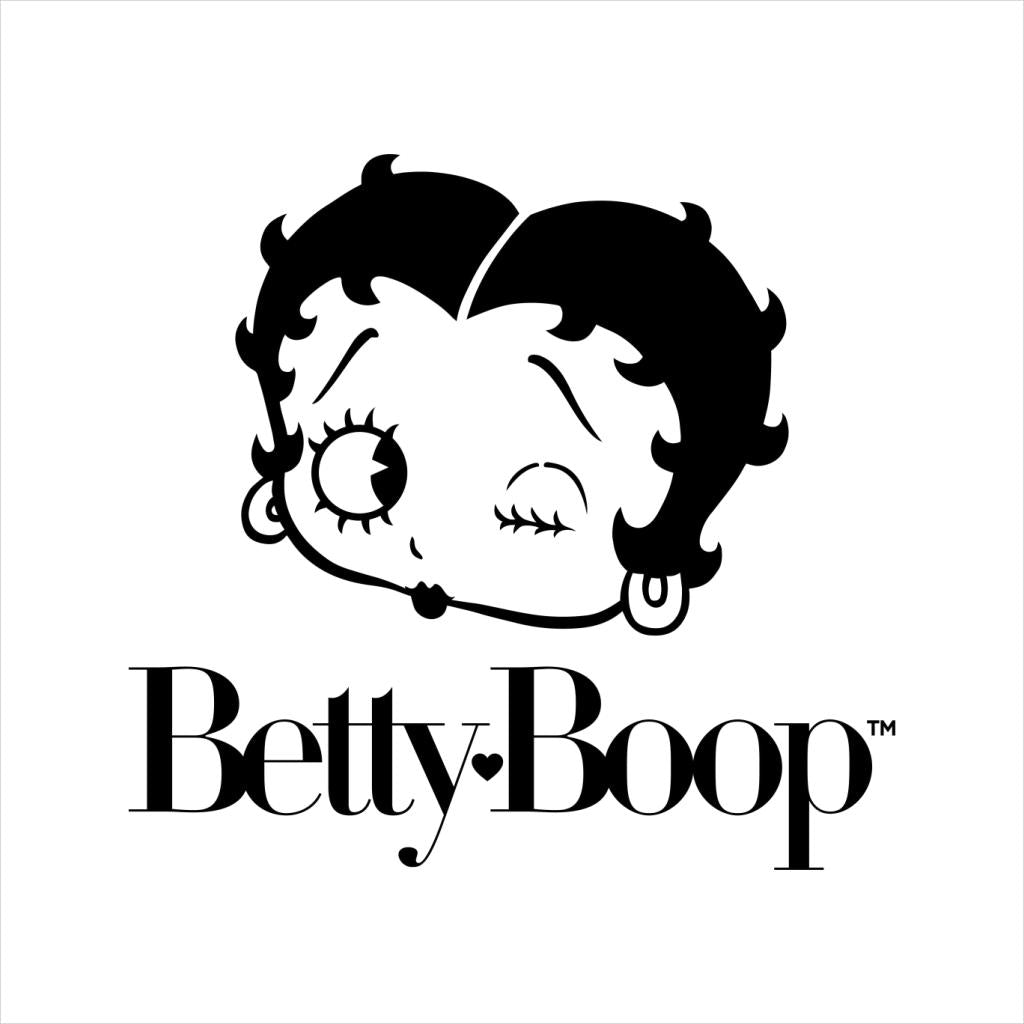 Betty Boop Winking Character Head Women's Hooded Sweatshirt-ALL + EVERY