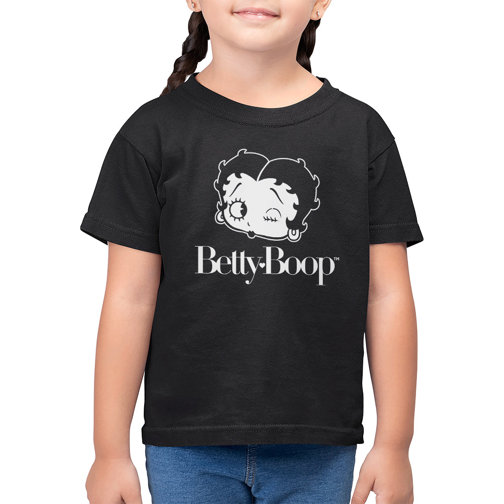 Betty Boop Winks Kid's T-Shirt-ALL + EVERY