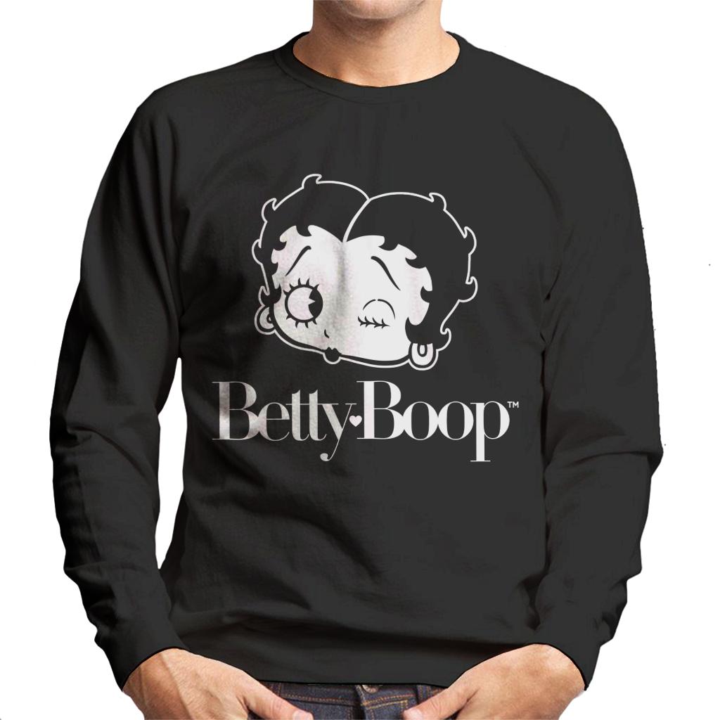 Betty Boop Winks Men's Sweatshirt-ALL + EVERY