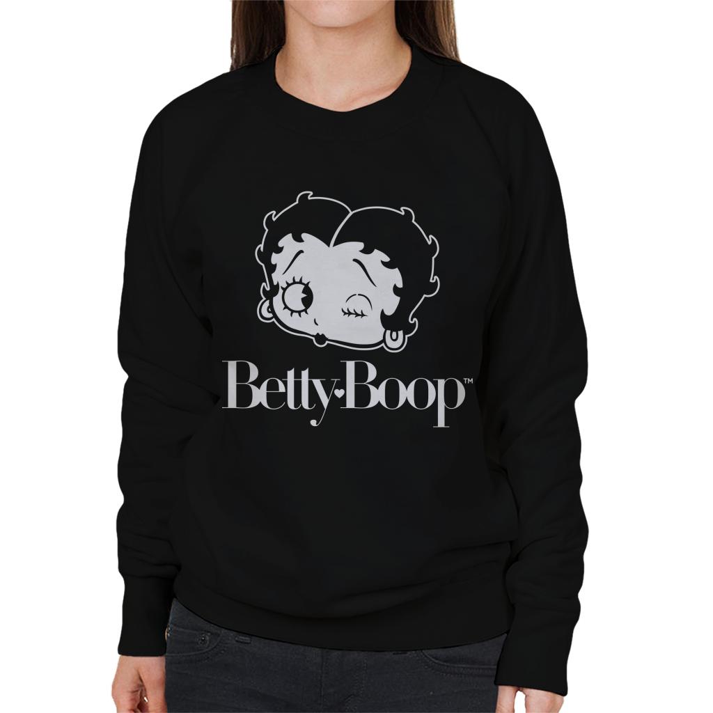 Betty Boop Winks Women's Sweatshirt-ALL + EVERY