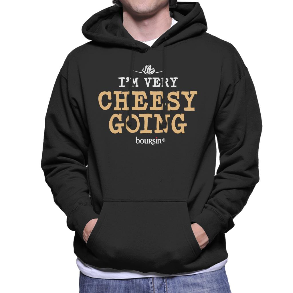 Boursin Im Very Cheesy Going Men's Hooded Sweatshirt-ALL + EVERY