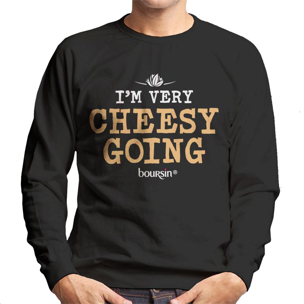 Boursin Im Very Cheesy Going Men's Sweatshirt-ALL + EVERY