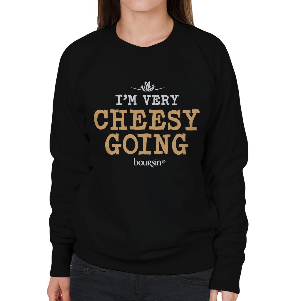 Boursin Im Very Cheesy Going Women's Sweatshirt-ALL + EVERY