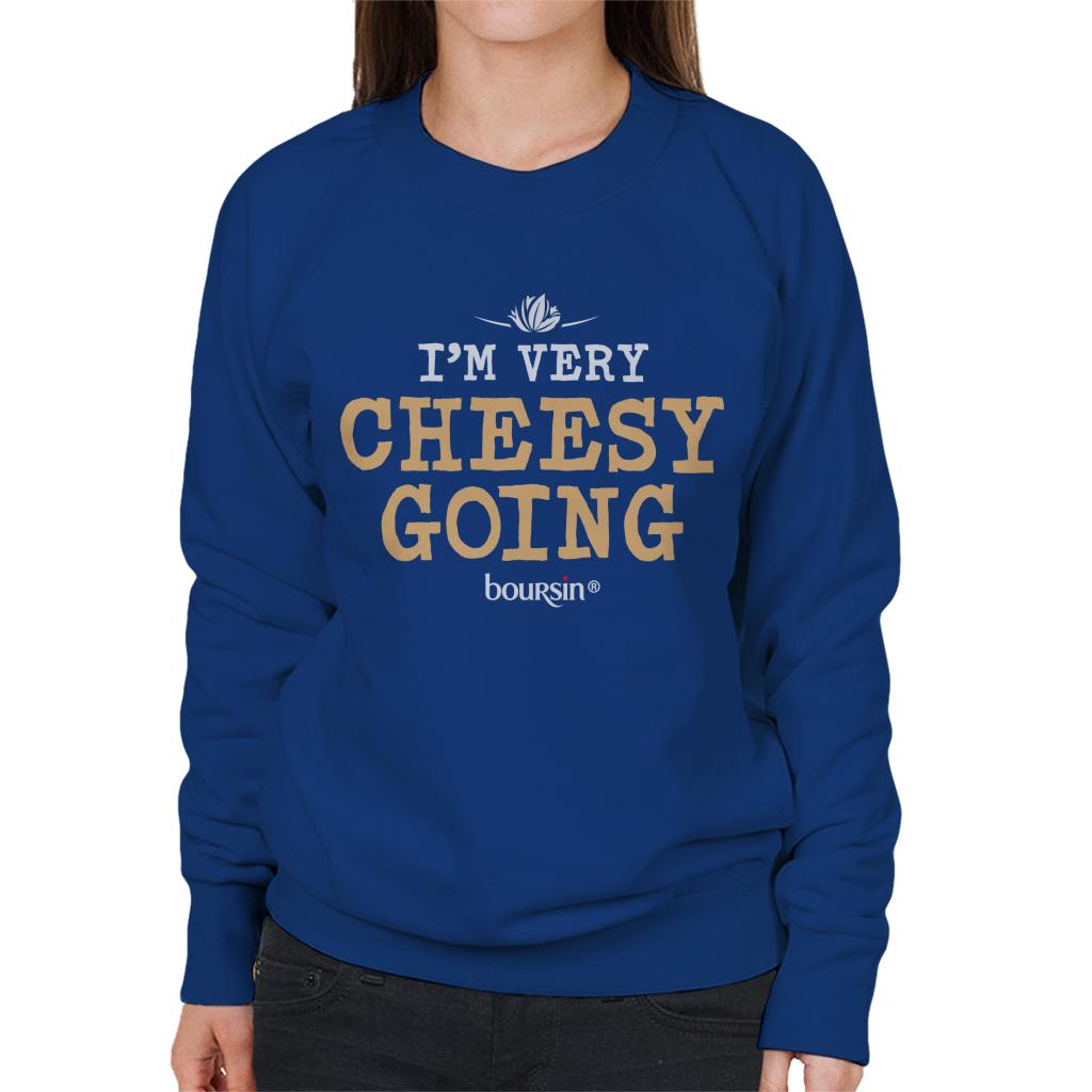 Boursin Im Very Cheesy Going Women's Sweatshirt-ALL + EVERY