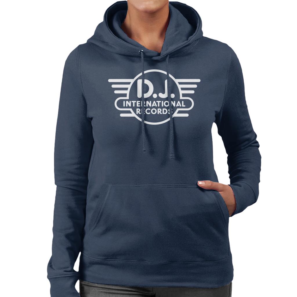 DJ International Classic Logo Women's Hooded Sweatshirt-ALL + EVERY