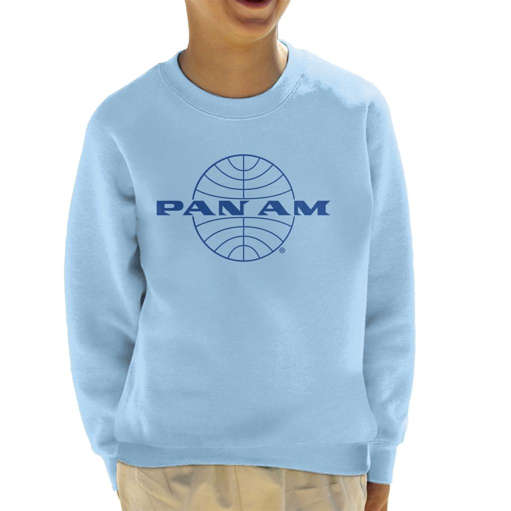 Pan Am Classic Blue Logo Kid's Sweatshirt-ALL + EVERY