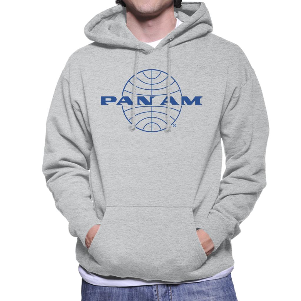 Pan Am Classic Blue Logo Men's Hooded Sweatshirt-ALL + EVERY