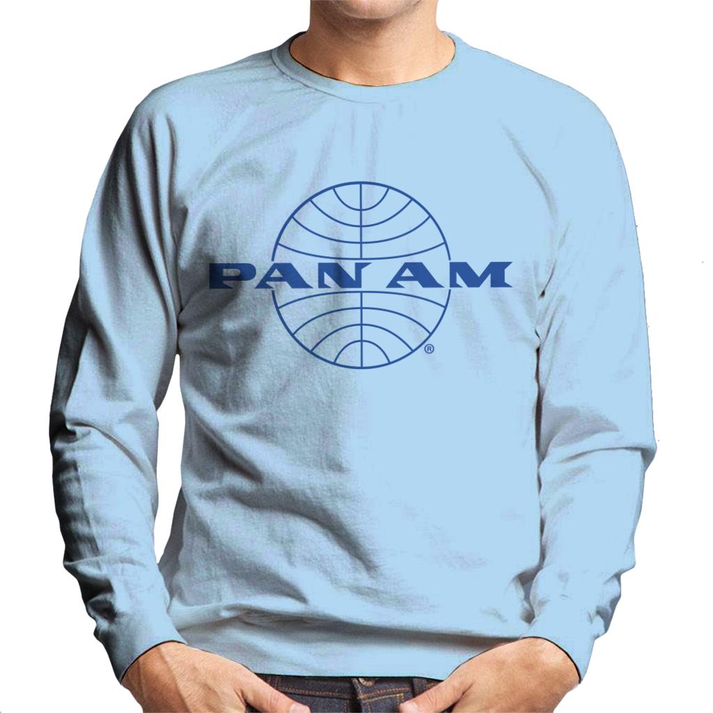 Pan Am Classic Blue Logo Men's Sweatshirt-ALL + EVERY