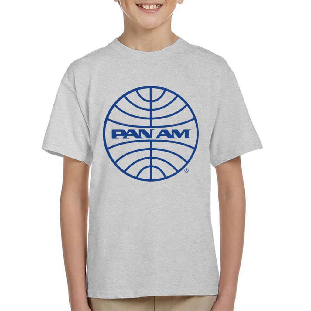 Pan Am Blue Logo Kid's T-Shirt-ALL + EVERY