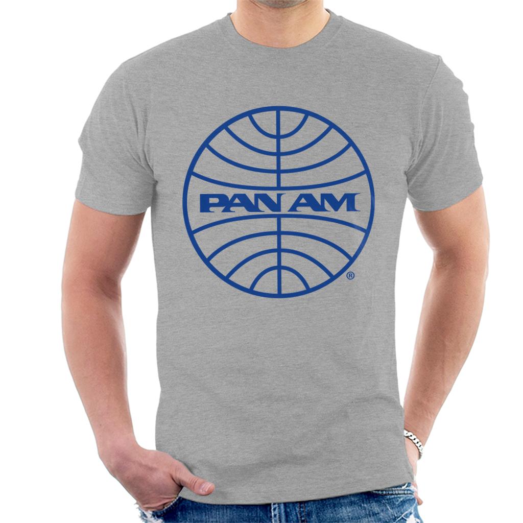 Pan Am Blue Logo Men's T-Shirt-ALL + EVERY