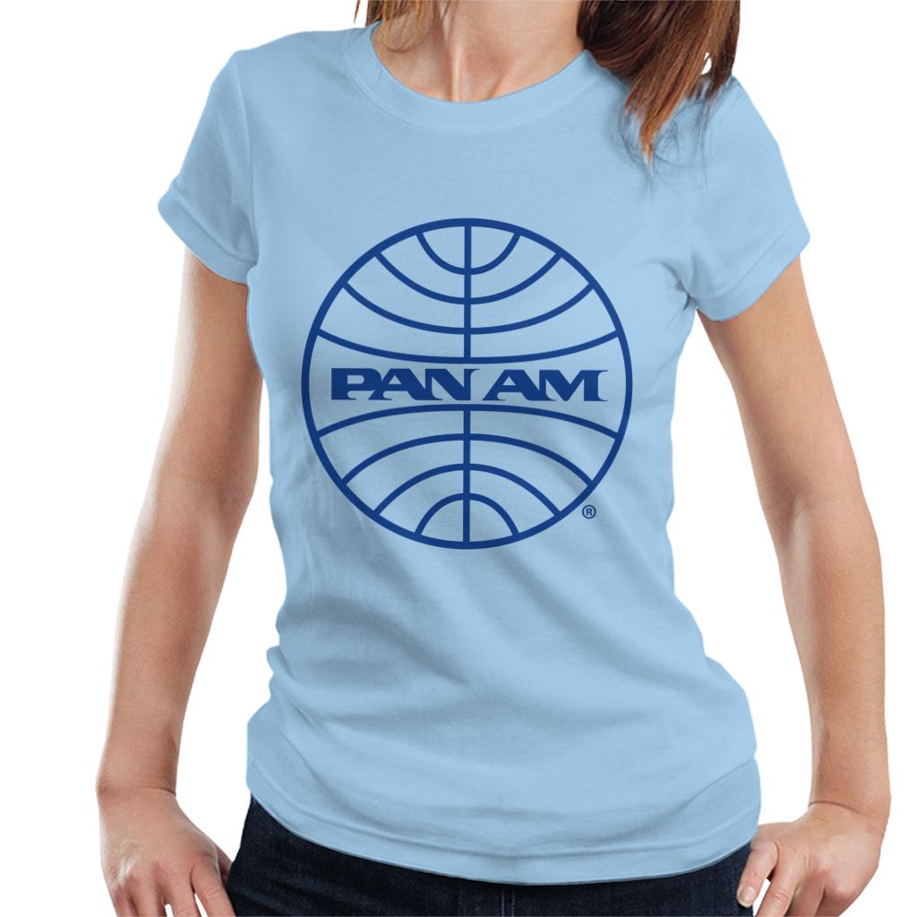 Pan Am Blue Logo Women's T-Shirt-ALL + EVERY