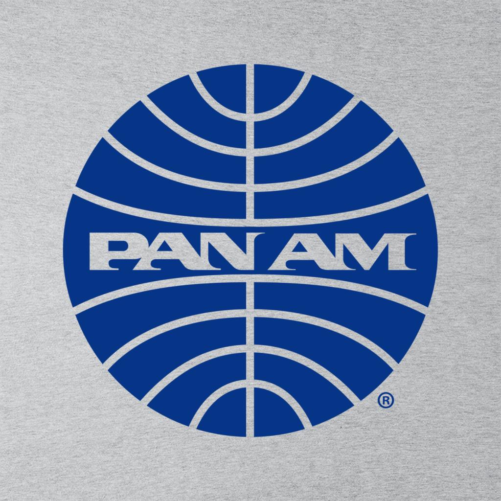 Pan Am Blue Outline Logo Men's T-Shirt-ALL + EVERY