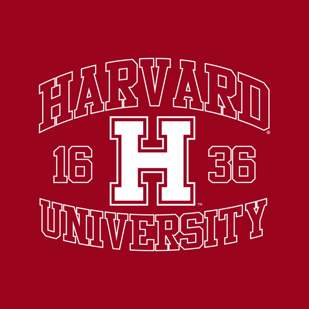 Harvard University 1636 Sports Text Logo Women's Hooded Sweatshirt-ALL + EVERY